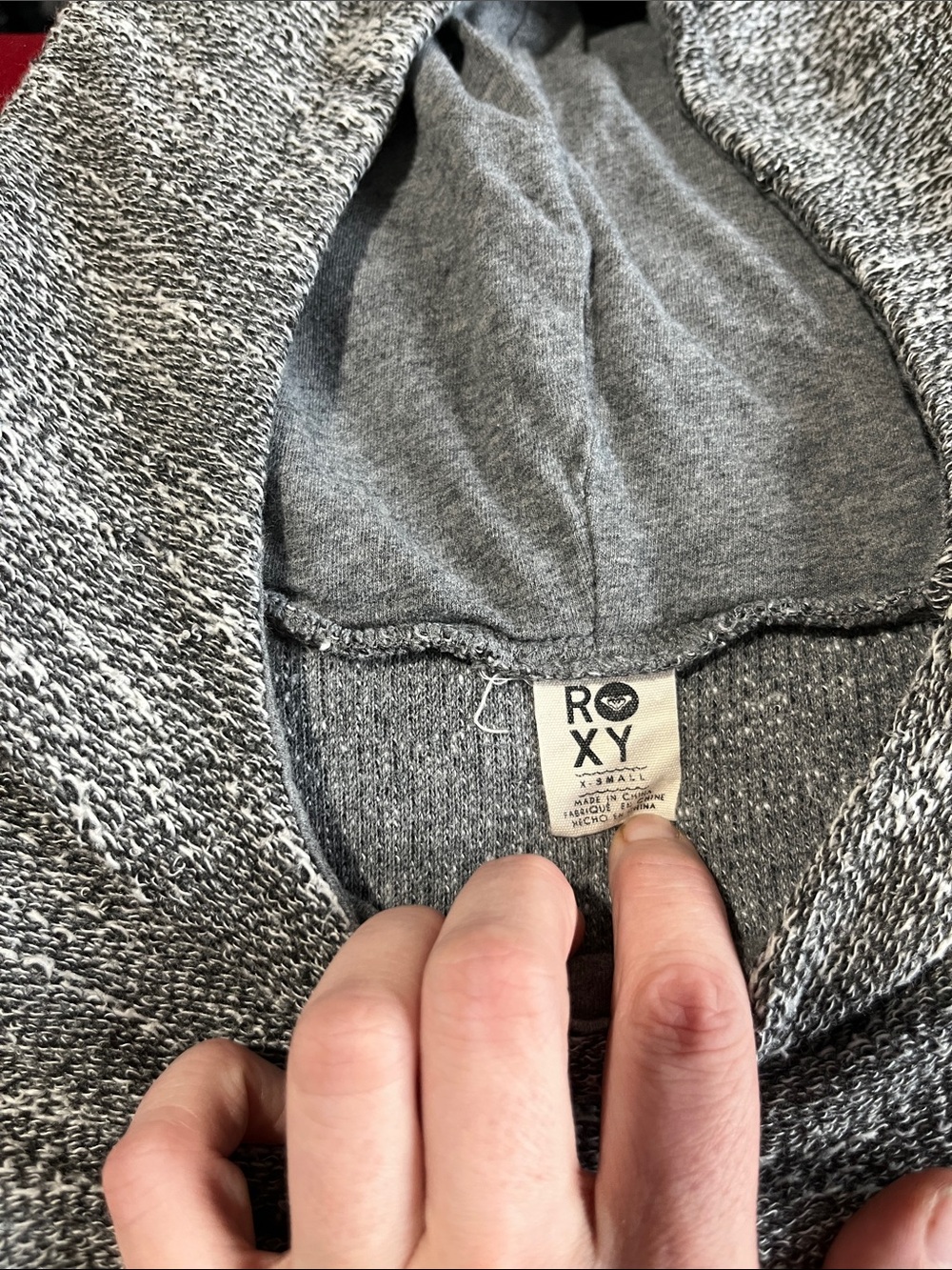 Roxy Girls' Gray Marled Jogger Sweatpants